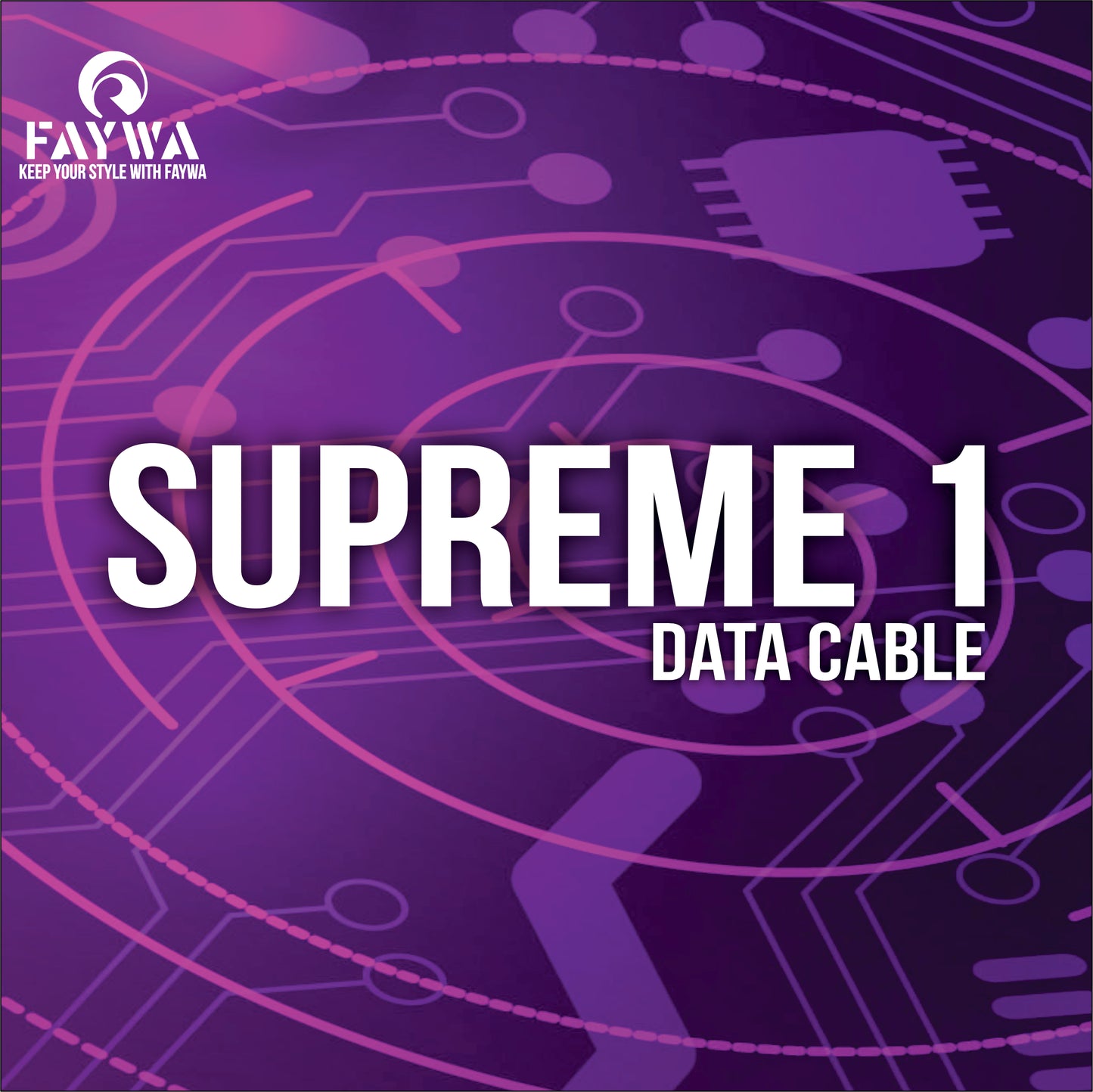 SUPREME 1 (Fast Charge iPhone Data Cable) 2.4A - My Store