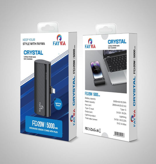 Crystal Capsule Power bank for iPhone - My Store